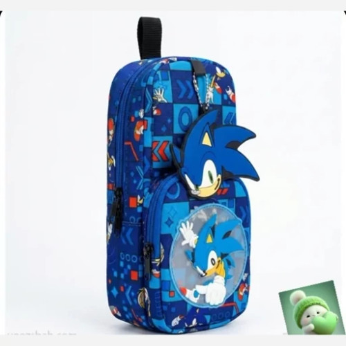 جامدادی سهبعدی سونیک (Sonic) | زیپی، جادار و باکیفیت