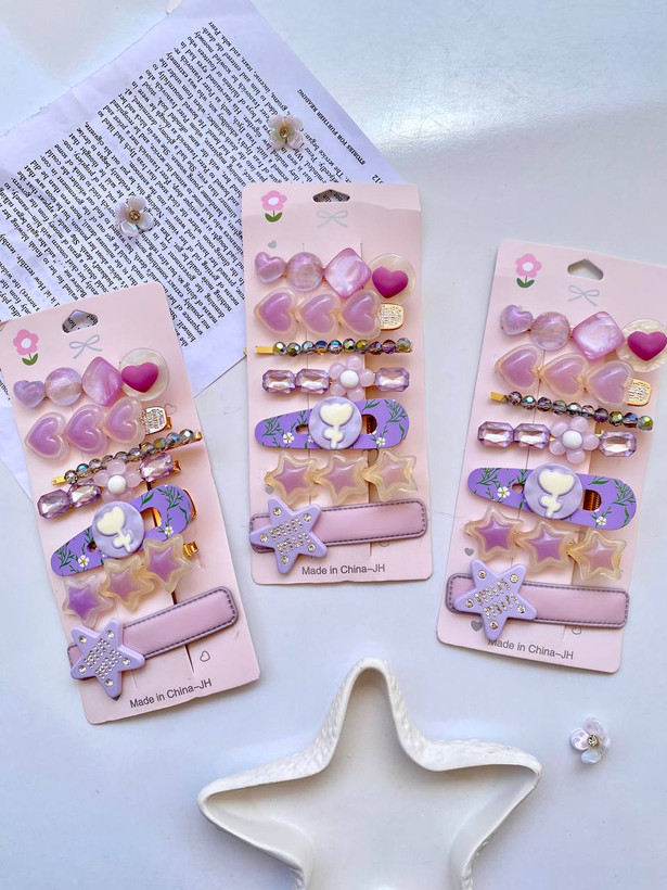 🎀 پک گیره مو دخترانه فانتزی