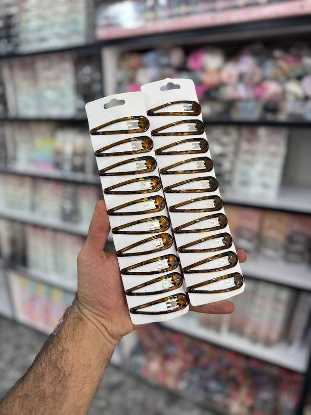 گیره مو تقتقـی طرح پلنگی