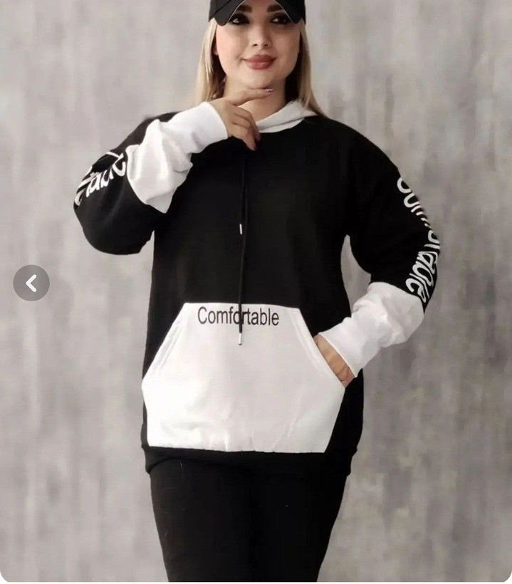 🖤 هودی زنانه اسپرت مدل Comfortable